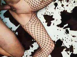 Amateur couple pounds milf ass hard in anal sex