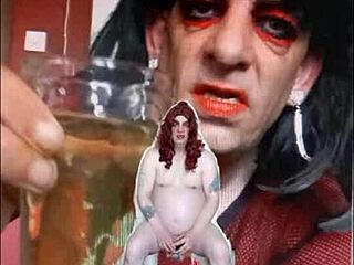 Bisexual Sissy Male Naked Exposed Swallowing Pee