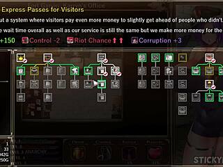 Prisión de Karryn - oficina de policía se veía bien jodida - juego sexo hentai - parte 7