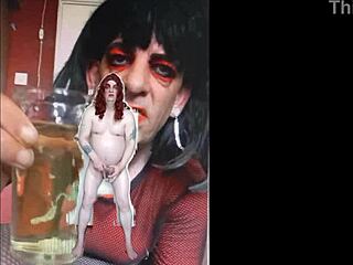 Bisexual Sissy Male Naked Exposed Swallowing Pee