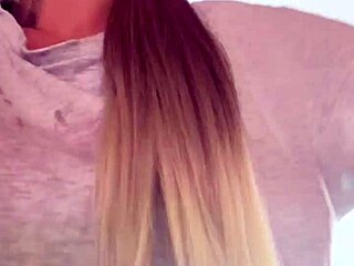 at the gym, my wet pussy drips after ripping clothes off