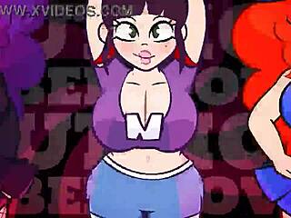 in this anime hentai, the character tries to follow no nut november but fails miserably.