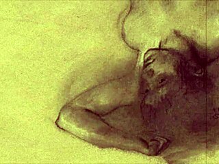 Vintage Erotic Drawings Showcase Retro Anime in Sensual Antique Style