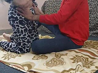 slim indian aunty fucked by big cock with oral and squirting