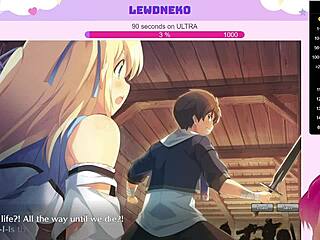 ว้าว ดู Vtuber Lewdneko ครางในแอคชั่นแตกในอนิเมะน่ารักๆ!