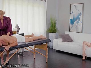 NuruMassage Busty Milfs in Nasty Threesome Compilation with Jillian Janson.