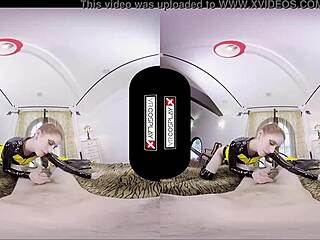 In this BATGIRL cosplay, the BAT SLUT wants to FUCK you SILLY while wearing VR GOGGLES, POV blowjob action