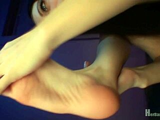 Flexible Lulu shows off her skills in a hot scene