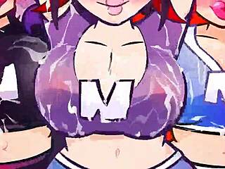 in this anime hentai, the character tries to follow no nut november but fails miserably.