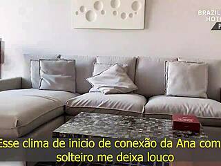 Showing off my microbikini at hotel pool for a hot brazilian menage