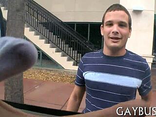 In this gay porn, he handles a huge 10-pounder.