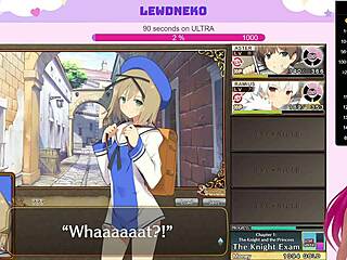 ¡Wow, mira a Vtuber Lewdneko gemir en una acción anime con creampie!