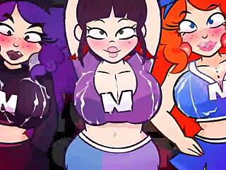 in this anime hentai, the character tries to follow no nut november but fails miserably.