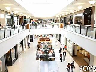 gorgeous sadine godiva strips and craves hardcore action