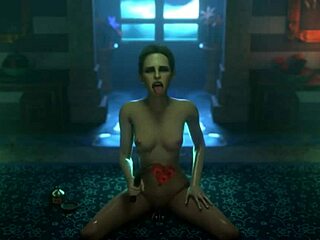 ¡Oye, mira a Hermione sumisa en acción salvaje de hentai 3D!