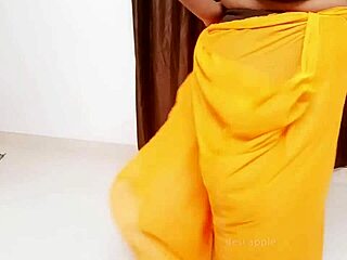 Feeling the allure of this African milf's big tits