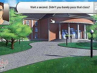 Muscular teacher dominates in this gay anime dating scene