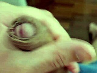 Brazilian twink with massive cock teases