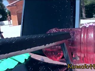 Kumalott Takes Huge BBC In Her Tight Ebony Pussy