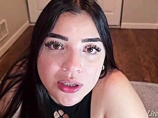 Blowjob to Stepbrother Turns into Farting on His Hard Cock