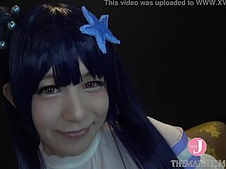 ไอดอลญี่ปุ่นคอสเพลย์โดนแตกในท่าหมาสุดเดือดในฉากเฮ็นไท!