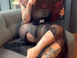 A woman who cannot get enough of sex strips and shows off her body which is not a penis