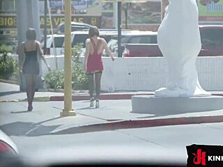 Two Hot Hookers Get Bound And Fucked On Vegas Road Trip?