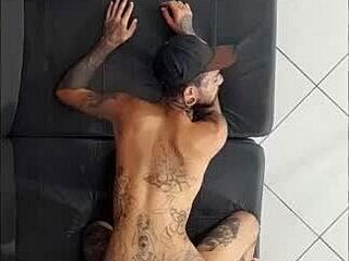 Serbian Amateur Goes Bareback in Sneakers With VictorShawer - Full on Red