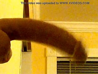 yo, gay guy in hood deepthroating a dildo like crazy 😜