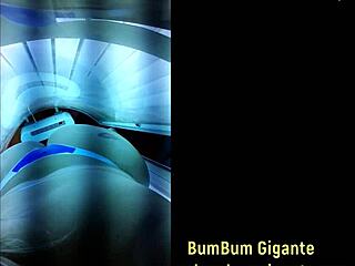 I prepare for lover in tanning booth