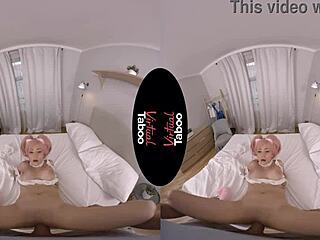 Virtual taboo cosplay turns into intense anal sex