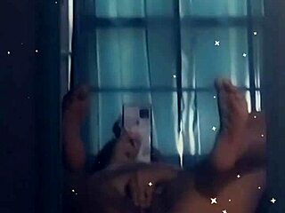 pussy reflection in mirror - kharmas show-off