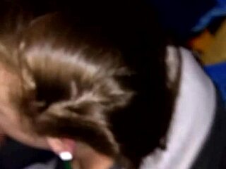 Amateur milf gives homemade blowjob and handjob