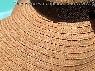 Hot Girl Sucks My Old Dick in Resort Pool POV Style! 🔥