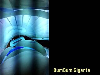 I prepare for lover in tanning booth