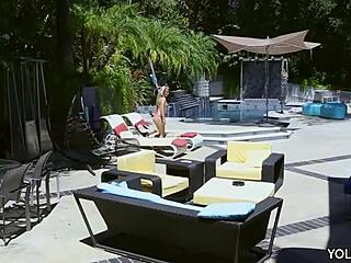 Blonde Teen Goldie Takes That Big Cock Like a Pro!