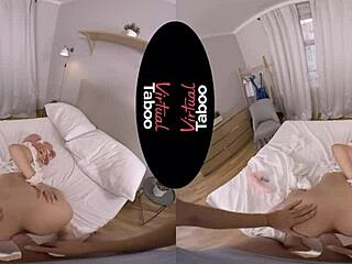 Virtual taboo cosplay turns into intense anal sex