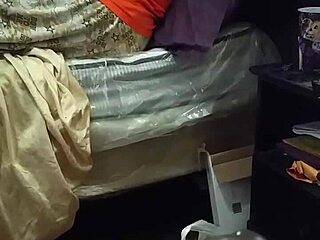 Stepmother Flashes and Watches Big Black Cock Monster Eagerly.