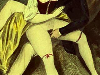 what secrets hide in this vintage erotic illustration from the past?
