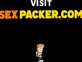 Latina Bent Over for Tourist's Big Cock!