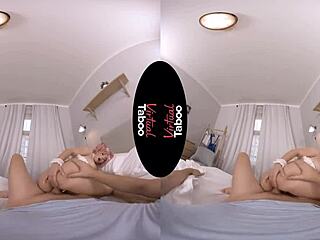 Virtual taboo cosplay turns into intense anal sex