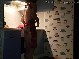 jasper getting assfucked while cooking in the kitchen