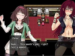 Tina Swordswoman Battles in Scarlet Prison Hentai Game