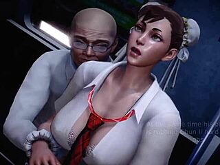 chun-li explores her school girl role in a fun anime story