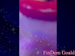 Goddess instructs on foot or face fetish in cosplay