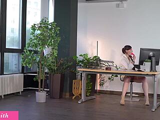 i invited the handyman to watch my wild hentai masturbation with toys.