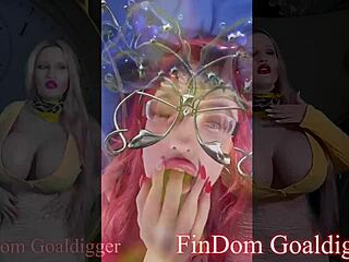 Perfect goddess guides with tongue and domination in steamy joi session.