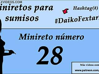 Hot shemale in a miniskirt has sex with her master