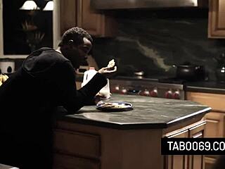 Horny Black Stepdad Pounds Stepson's Girlfriend Jaye Summers