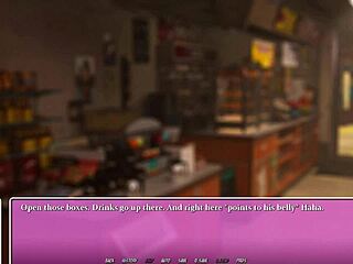 Hot Emo with Tattoos Smokes in Sexy Summer City Outfit!